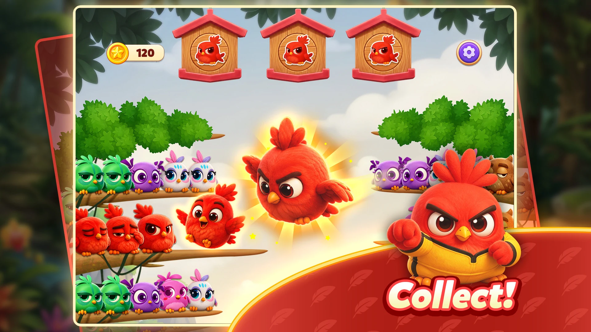 Chirpy Sort: Bird Color Puzzle screenshot