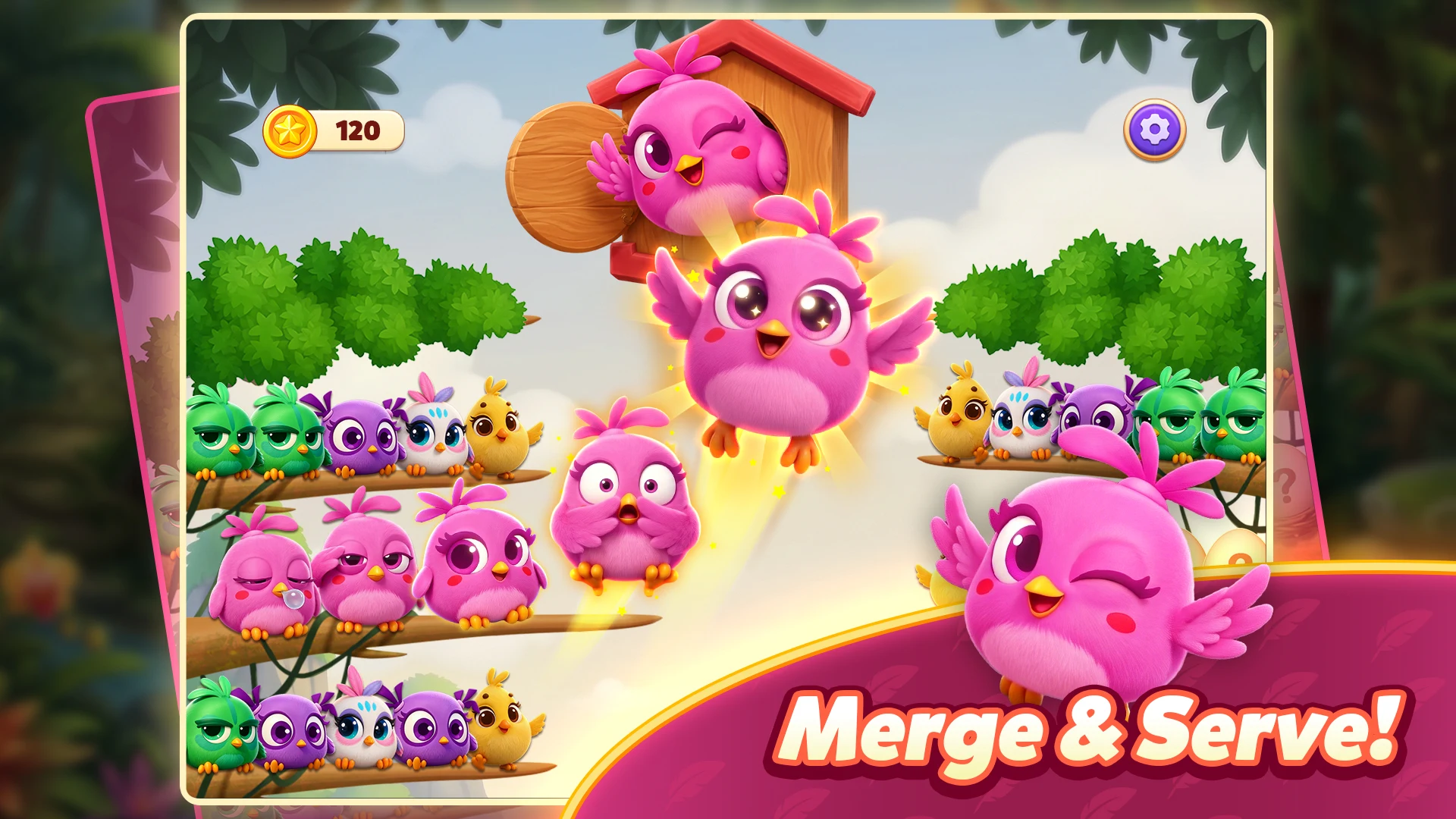 Chirpy Sort: Bird Color Puzzle screenshot